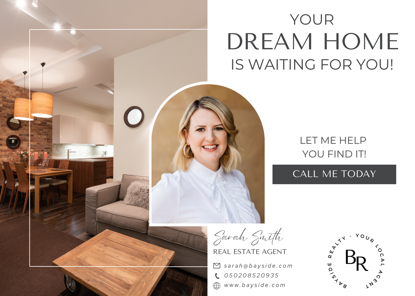 Realtor Post Cards Editable in Canva 5x7