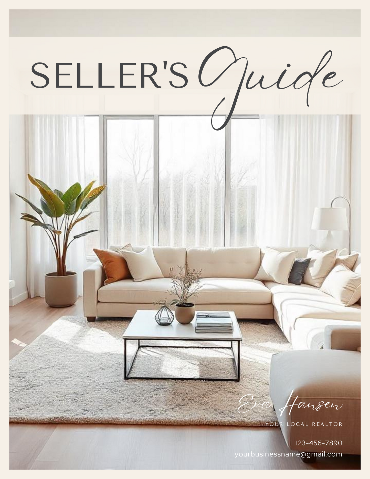 Real Estate Sellers Guide, editable in Canva