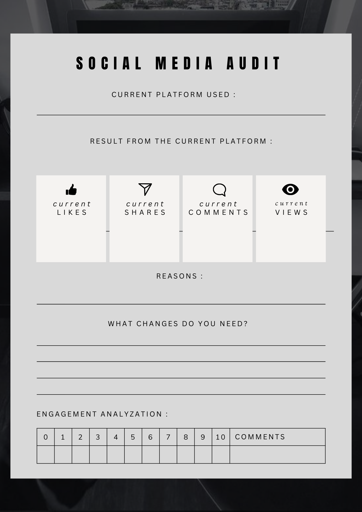 Social Media Success Blueprint: A Strategic Planner for Growth