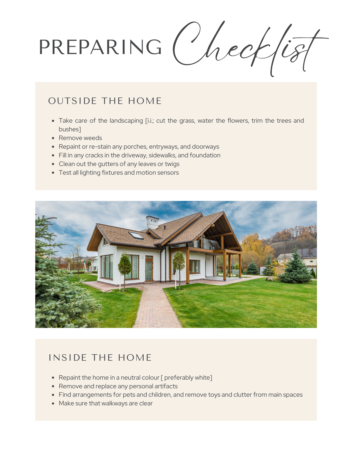 Real Estate Sellers Guide, editable in Canva